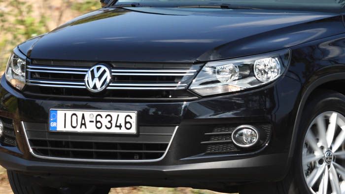 Η εμφάνιση του Tiguan είναι η πιο σοβαρή και «ασφάλτινη» όλων. 